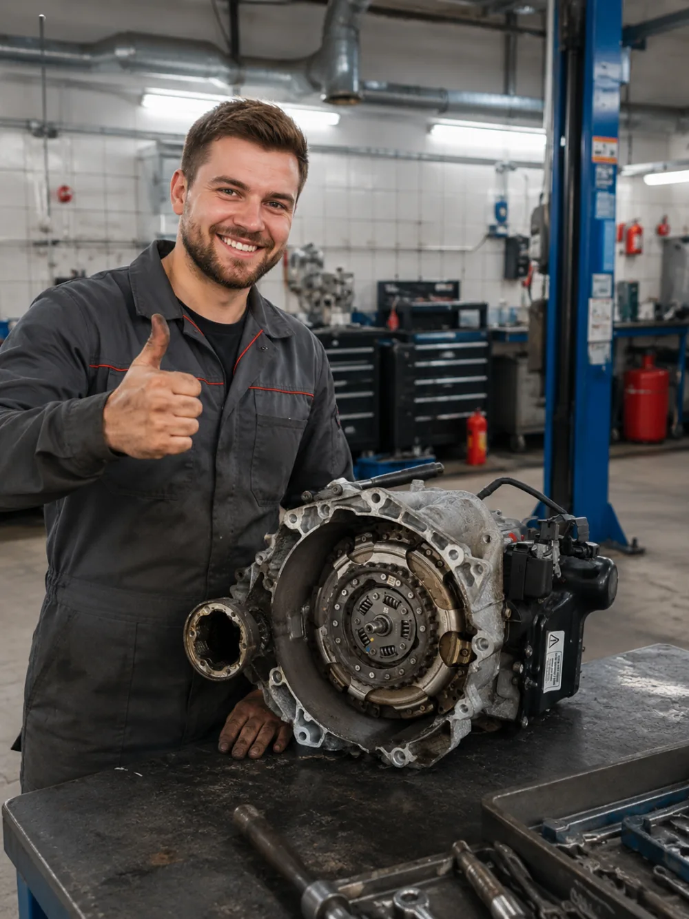 Замена пакета сцепления PowerShift 6DCT450 Ford / Volvo